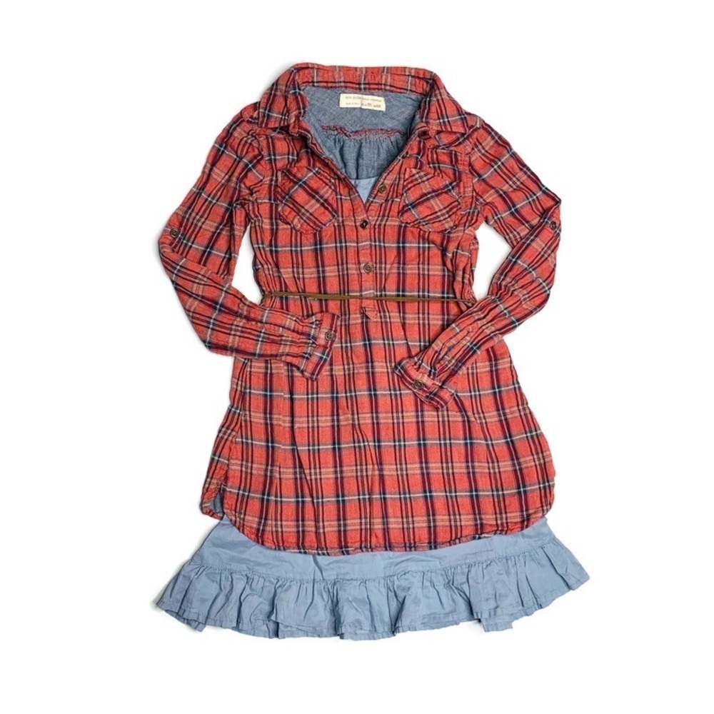Zara girls 5-6Y double layered dress